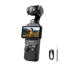 DJI Osmo Pocket 3 Bundle, Fotocamera per Vlog con CMOS da 1'', 4K/120fps, Stabilizzazione a 3 Assi, Tracciamento di Volti/Oggetti, Messa a Fuoco Rapida (Osmo pocket 3)