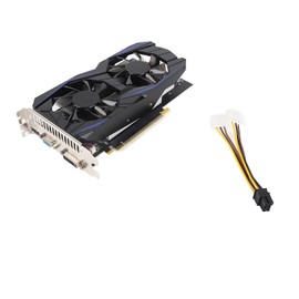 Gaming Graphics Card 192BIT GDDR5 Dual Fan High Definition Multimedia Interface VGA DVI Interface Computer Graphics Card GTX550Ti 6GB