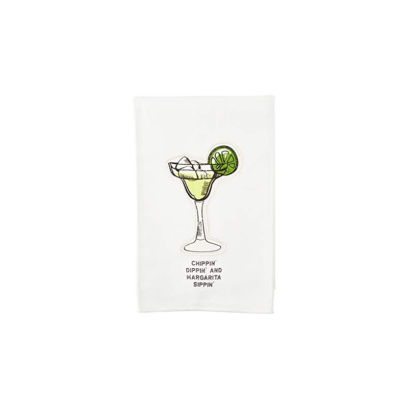 Mud Pie Margarita Toalla Appliqued (41500220M) Pequeña