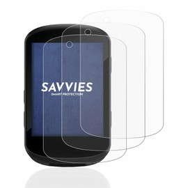 Savvies 6 Pack Screen Protector compatible with Garmin Edge 530 Protection Film Clear