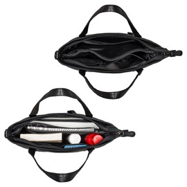 STILORD 'Elodie' Magnificent Leather Shoulder Bag Women's Evening Bag Vintage Leather Handbag for Hanging Shoulder Bag Crossbody Women's Handbag, Obsidian Black