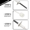 SYOWADA 632313 Universal Furnace Hot Surface Ignitors With Plug, Replacement