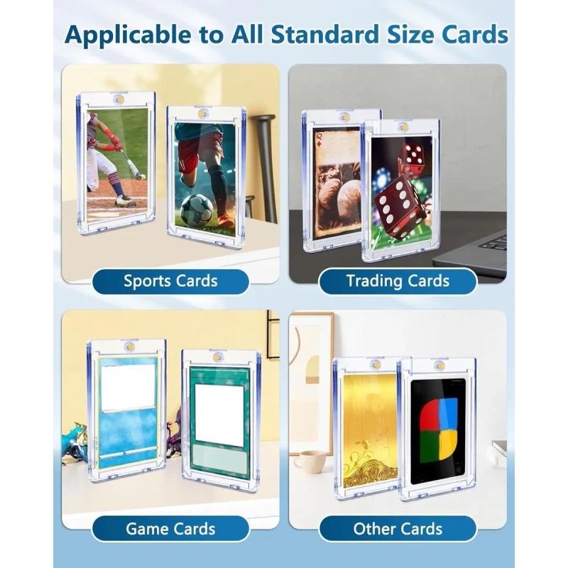 12 Unidades De Porta Tarjetas Acrílicos De &sq