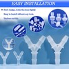 40Pcs Check Valves kit, 16-Size Plastic Hose Barb Fittings Assortment