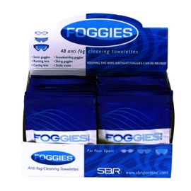 FOGGIES Anti-Fog Cleaning Towelette Wipes for Goggles, Glasses and Masks