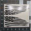 Vinyl paint masking, stencil, decal for RC bodies (Distressed Eagle