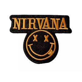 Handmade NIRVANA Punk Rock Metal Pop MUSIC Band Embroidered Logo iron on Patch Embroidery