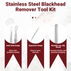 Debbery 2Pcs Blackhead Remover Tool, Threaded Non Slip Design, Stainless