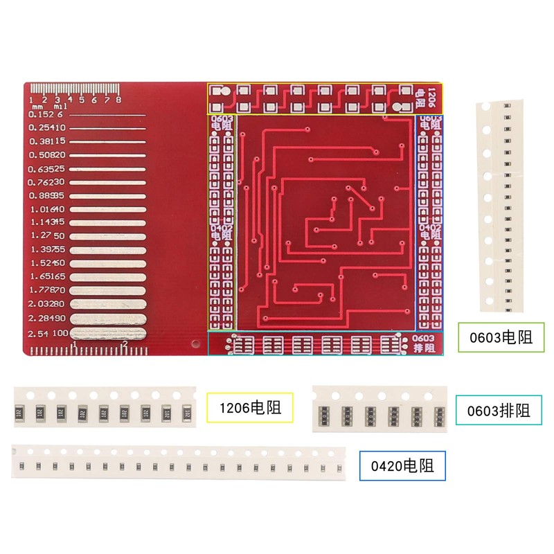 D DZRCOXI Soldering Practice Kit,DIY SMD SMT Welding Practice Soldering