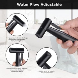 [LOSCHEN] Bidet Sprayer kit for Toilet,Hand Held Sprayer Shattaf Toilet Attachment Stainless Steel for Pet Bath/Personal Hygiene/Bathroom,Easy to Install