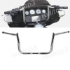 motor_parts2024 10" Meathook Ape Hanger Bars Handlebars For Harley Touring