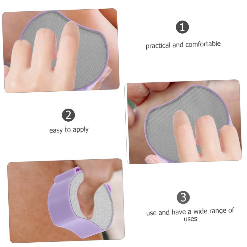 WOONEKY Heel File Hair Remover and Foot Exfoliator for Women