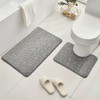 Absorbent Bathroom Rug - Fluffy Quick Dry Set - Bathroom
