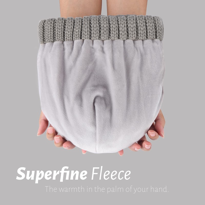 FURTALK Knit Beanie Hats for Women Men Double Layer Fleece