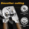 Upgraded Efficient Manual Can Opener - Selected Solid Wood Handle,