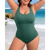 Charmo Plus Size Bathing Suit for Curvy Women One Piece