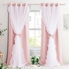 PONY DANCE Girls Curtains for Bedroom Decorative Drapes for Kids