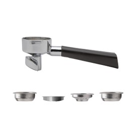 Lelit LELIT58 2-Ways Portafilter with Design Handle - Silver/Brown