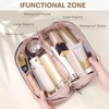 Travel Makeup Bag - 4L Compact Cosmetic Organizer Bag, Makeup
