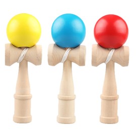 Heculos Kendama Set of 3 (Yellow, Red, Blue) Kendama, Kendama Classroom, Practice and Competition
