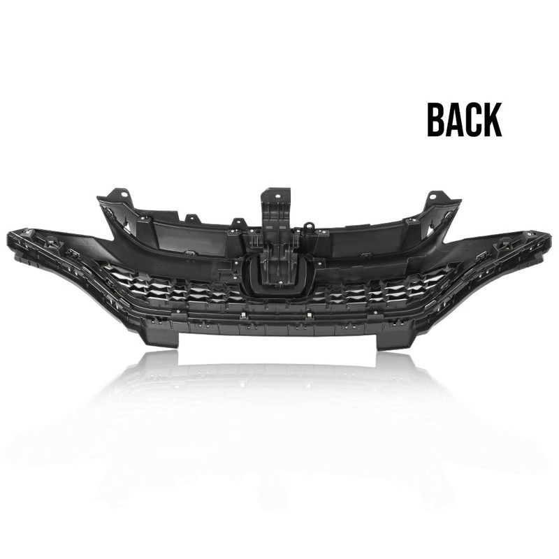 PIT66 Front Upper Bumper Grille Compatible with Honda Fit 2018