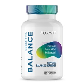 Essential Balance Hormonal Support and Vitamin Supplement for Women by Foxy Fit – Antioxidant, Healthy Skin & Hair for Daily Use* (30 Servings)