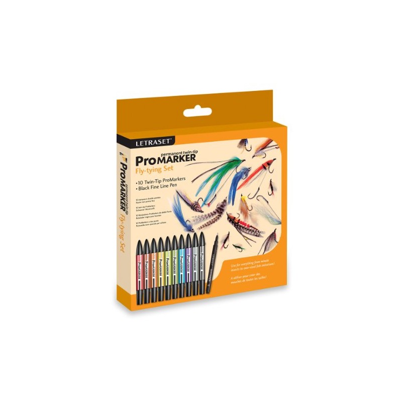 Letraset Fly Tying ProMarker Set