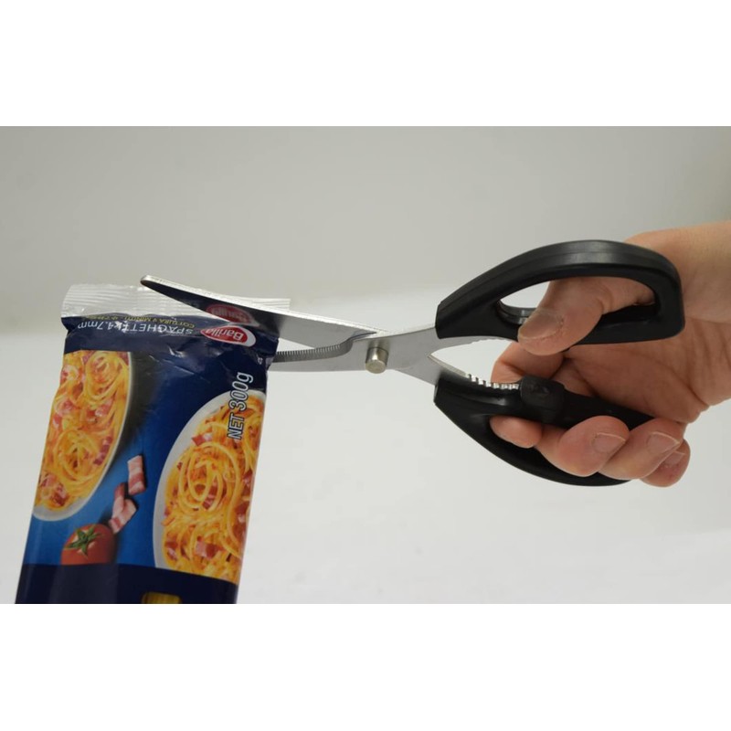 Japanese Kitchen Scissors, All Purpose, Multi-Functional, Anti-Slip, Stainless Steel, Made