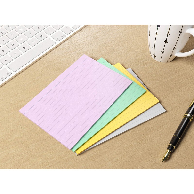 Silvine Luxpad Revision A6 Flash Cards - Lined (100 Cards)