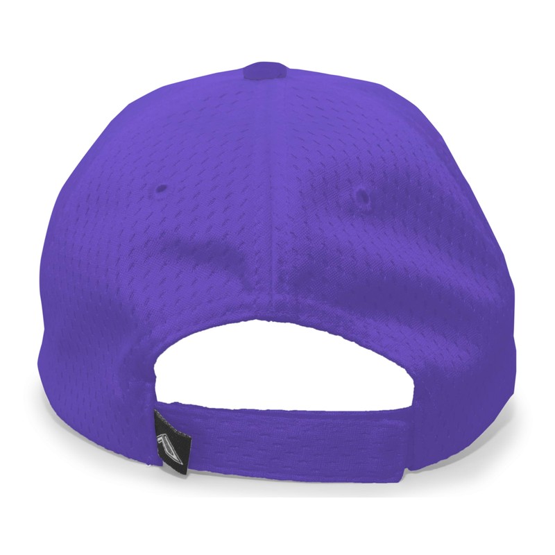Pacific Headwear Standard Coolport Mesh Hook-and-Loop Adjustable Cap, Purple