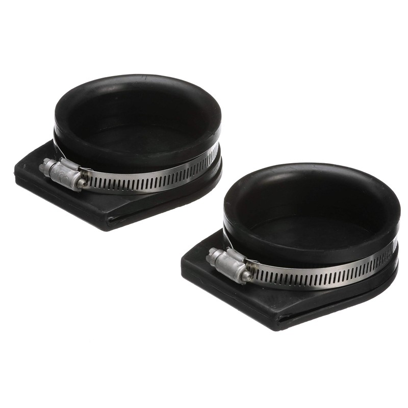 Seachoice Exhaust Guard Covers, Fits 3 in. OD Pipe, Black