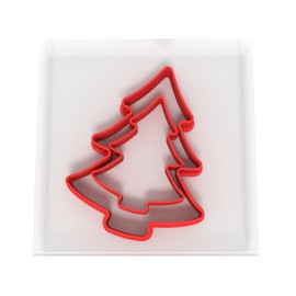 Christmas Tree Set of 2 Value Cookie/Fondant Cutters Pair 5CM + 8CM