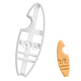 Bitten Surfboard Cookie Cutter, 1 Piece. Bakerlogy