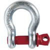 Provence Outillage 01642 Shackle, 3.2 Tons, Silver/Red