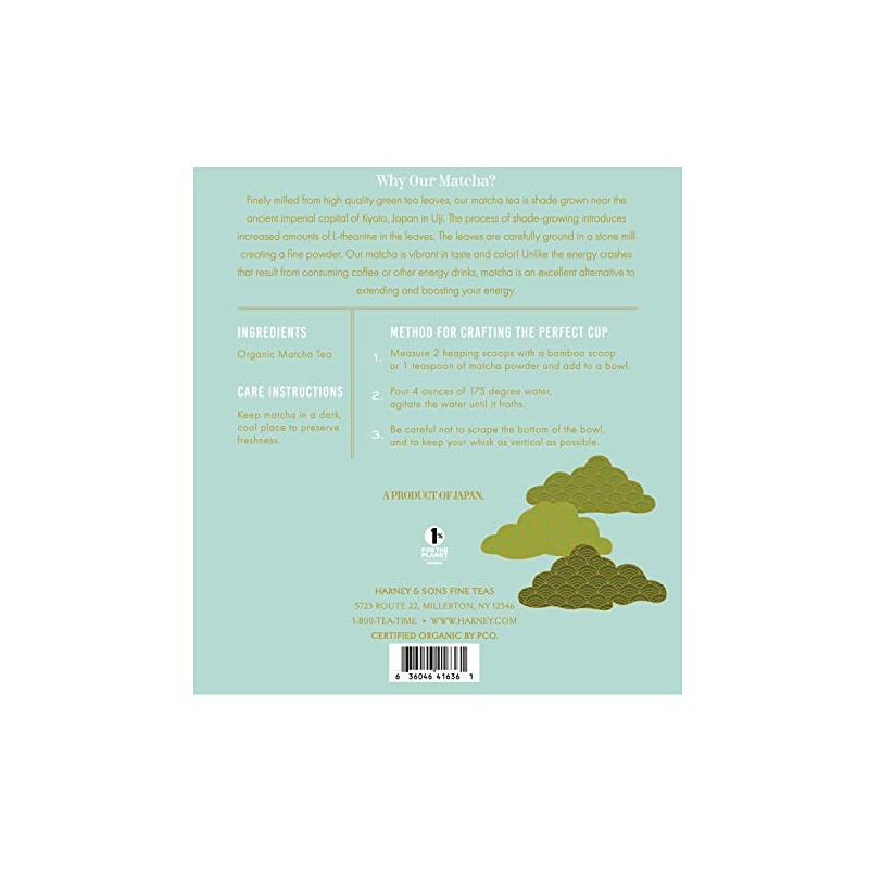 Harney & Sons Organic Everyday Matcha Powdered Tea - 16
