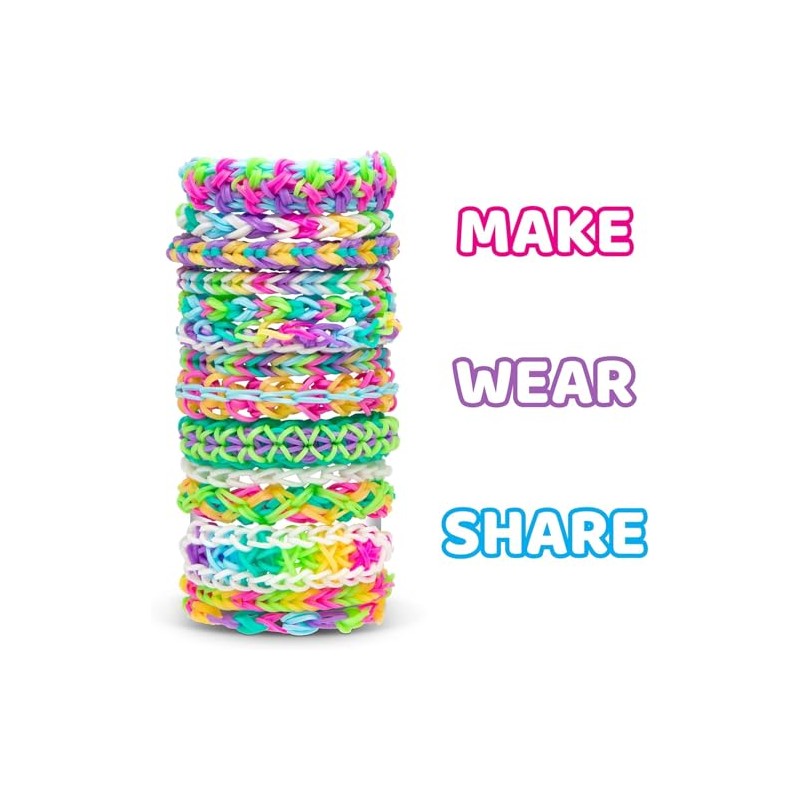 Rainbow Loom Kit para Hacer Pulseras y Accesorios