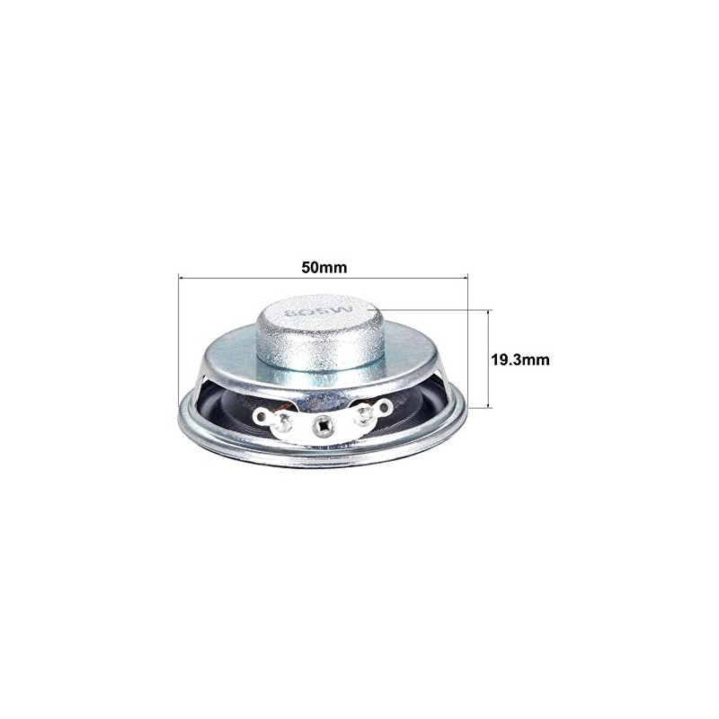sourcing map 5W 8 Ohm DIY Speaker 50mm Round Shape