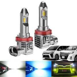 OTORAM VOXY LED Fog (ZWR80, ZRR8#), Compatible with NOAH Noah (ZWR80, ZRR8#), 3 Color Switching Fog Lamps, 3 Colors, Explosive Light, Halogen Size, H8, H9, H11, H16, LED Fog Light, Vehicle Inspection,