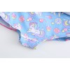 KuKiee Traje de baño de una pieza con estampado de