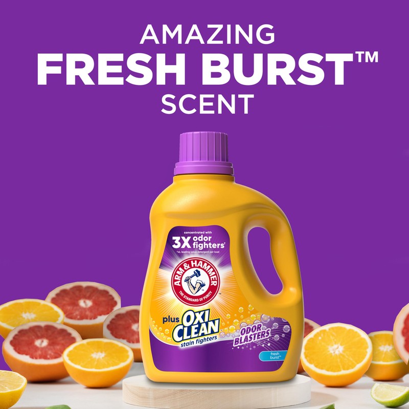 ARM & HAMMER Plus OxiClean Odor Blasters Fresh Burst, 128