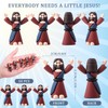 DoubleFill 50 Pcs Easter Mini Jesus Figurines in Bulk Little