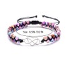 DivaGlamz To My Granddaughter-Infinity Forever Love Heart Bracelet, Natural Emperor