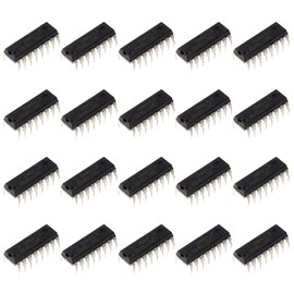 Bridgold 20pcs CD4511BE CD4511 4511 CMOS BCD-to-7-Segment Latch Decoder Drivers IC,DIP-16.