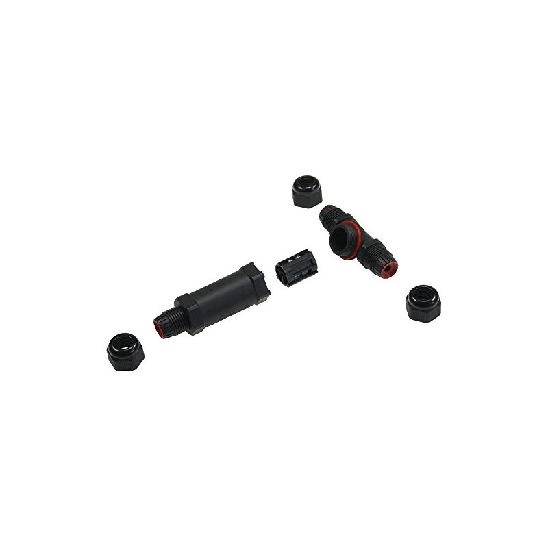 ChiliTec Cable Connector Y Adapter Waterproof Cable Sleeve IP68 3-Pin
