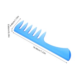 Healvian Wide Tooth Shark Comb for Hair Styling Vintage Oil Hair Comb Gentle Detangling Tool for Men and Women for Salons and Barbers