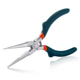 SPEEDWOX Small Needle Nose Pliers for Jewelry Making with Wire Cutter Serrated Jaws Convex Shoulders Pliers Small Jewelry Pliers Micro Needle Nose Pliers for Bending Wire and Small Object Gripping