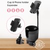 2 in 1 Car Cup Holder Expander Adapter Phone Holder