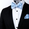 Alizeal Mens Self Tie Bow Ties and Pocket Square Paisley