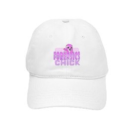 CafePress Forensics Chick Cap Unique Adjustable Baseball Hat White