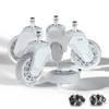 Replacement Office Chair Wheels for Carpet, Wood & Tile, Set
